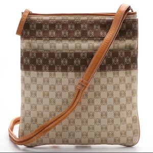 Loewe Canvas & Leather Crossbody